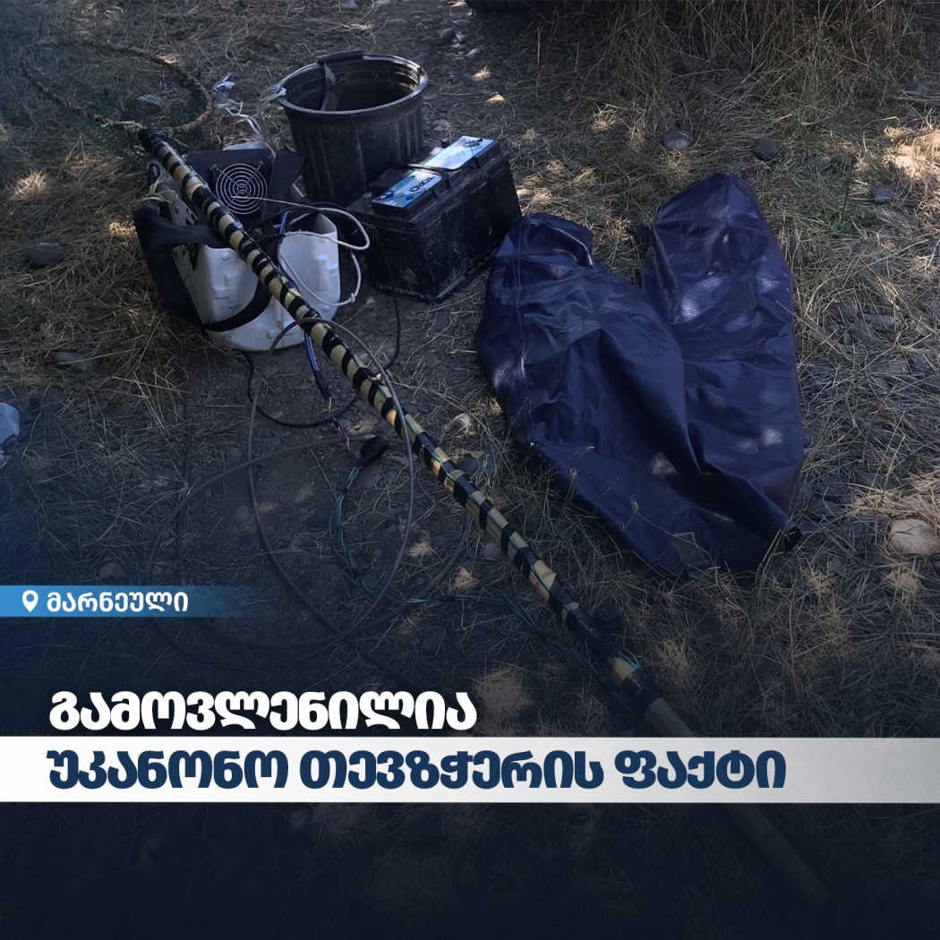 The Department of Environmental Supervision identified a case of poaching in Kvemo Kartli